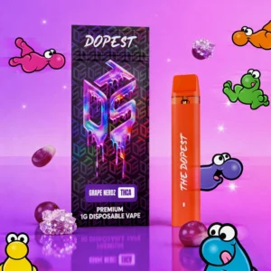 Grape Nerdz Sativa THCA Vape Disposable