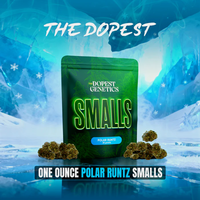 Smalls: Polar Runtz Hybrid flower 28 grams