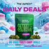 Smalls: Frosty Candy Hybrid flower 28 grams Daily Deal