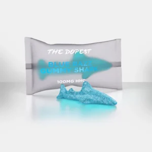 Individual Blue Razz HHC Gummy Shark - 100mg