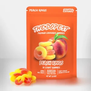 Peach Rings HHC Gummies - 250MG