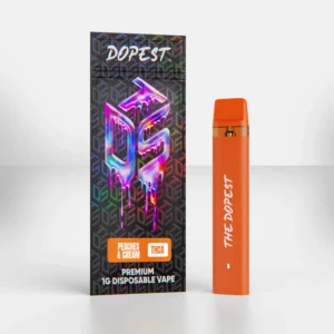 Peaches & Cream Sativa THCA Vape Disposable