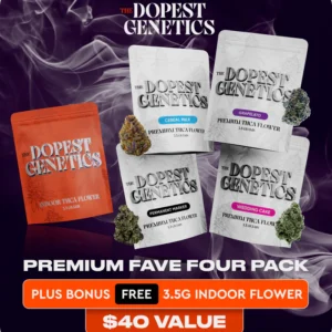 Flower Variety pack: 1/2oz+ for $99 plus a bonus FREE pack of 3.5g INDOOR flower