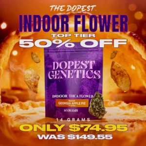 Indoor Bigs: Georgia Apple Pie Hybrid flower 14 grams 50% off