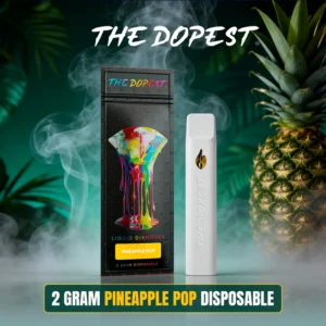 Pineapple Pop 2G THCA Liquid Diamonds Sativa Disposable