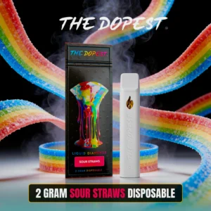 Sour Straws 2G THCA Liquid Diamonds Sativa Disposable