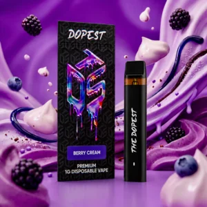 Berry Cream Hybrid 1g THCA Vape Disposable