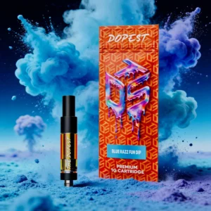 BLUE RAZZ FUN DIP - THCA Vape Cartridge