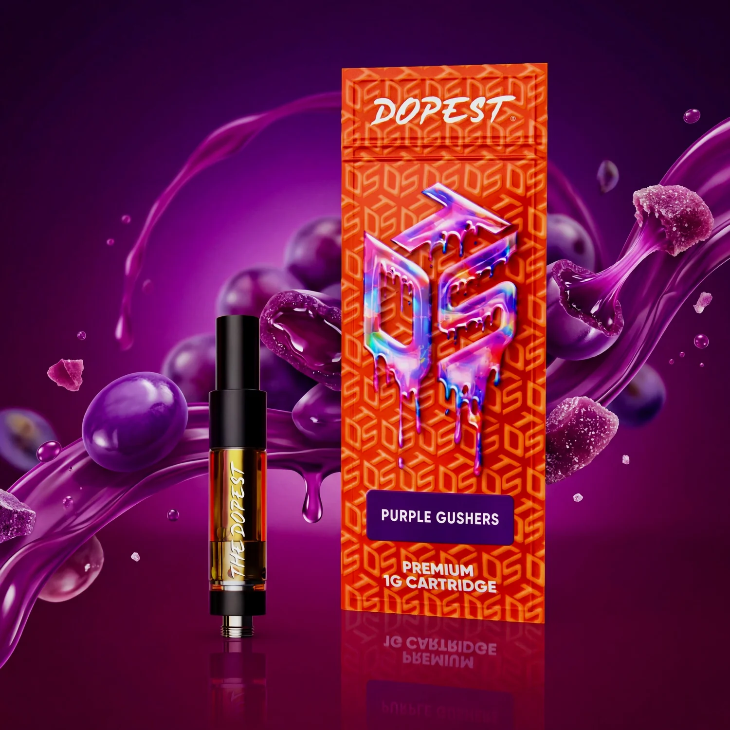 Purple Gushers - THCA Vape Cartridge
