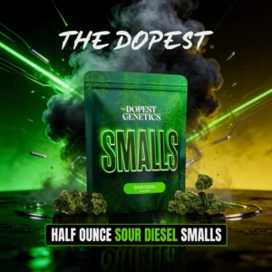 Smalls: SOUR DIESEL Sativa flower 14 grams