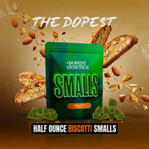 Smalls: Biscotti Indica flower 14 grams