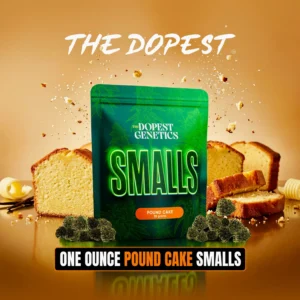Smalls: Pound Cake Indica flower 28 grams