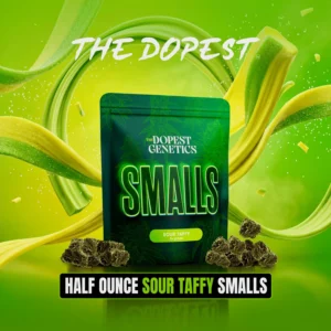 Smalls: Sour Taffy Hybrid flower 14 grams